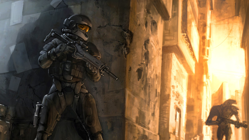 Illustration for article titled Halo, Destiny Artist Sure Knows How To Draw Cool Stuff